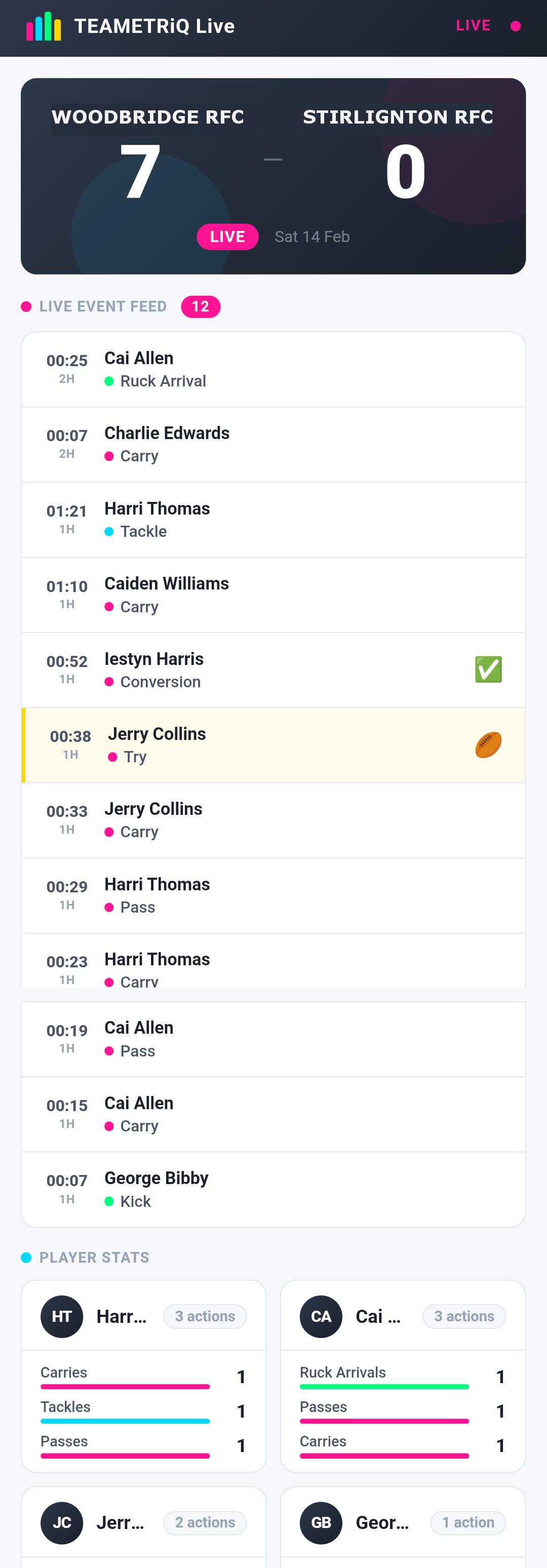 Supporters Live View